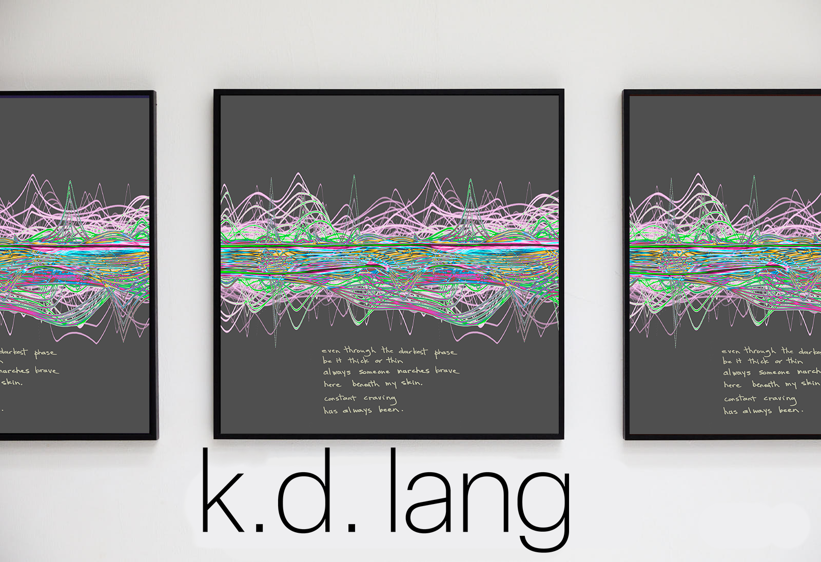 K. D. Lang - Look. Art knows no prejudice, art knows no