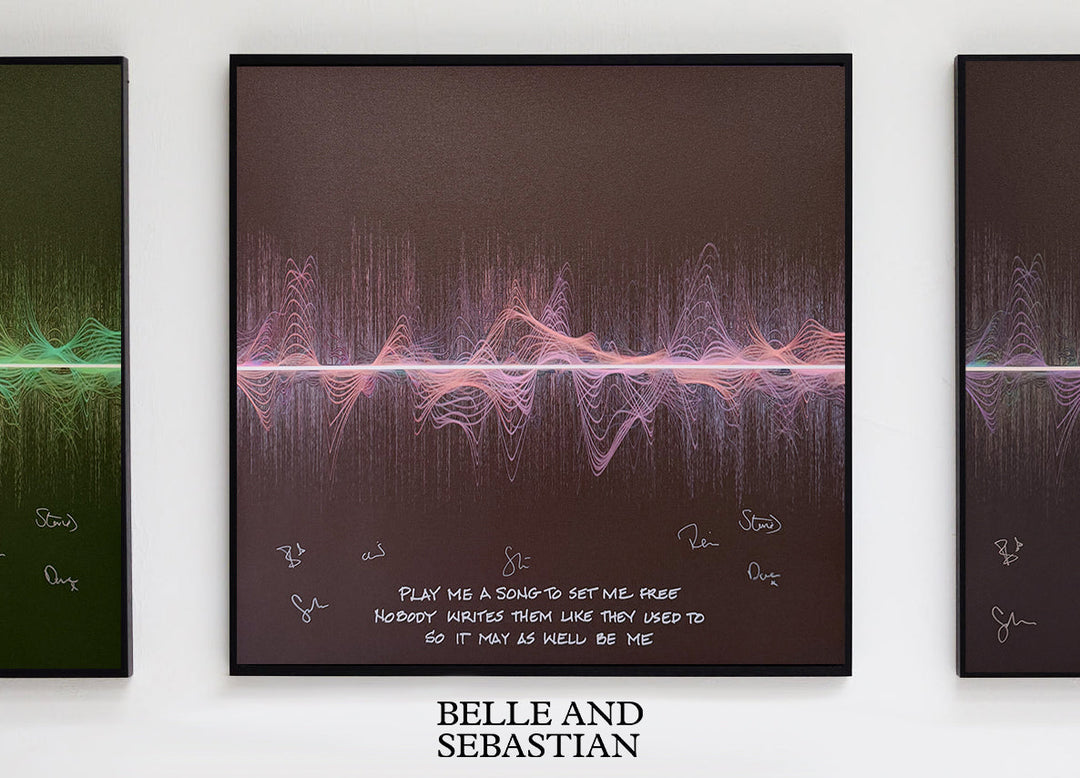 Soundwaves Art Foundation | Sound Wave Art | Signed Music Art
