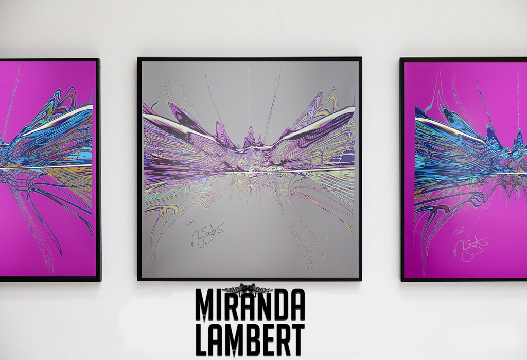 アダムランバート　サウンドウェーブ100枚限定アート　直筆サイン入 18/100 Miranda Lambert Artwork | Signed Miranda Lambert Prints & Artwork