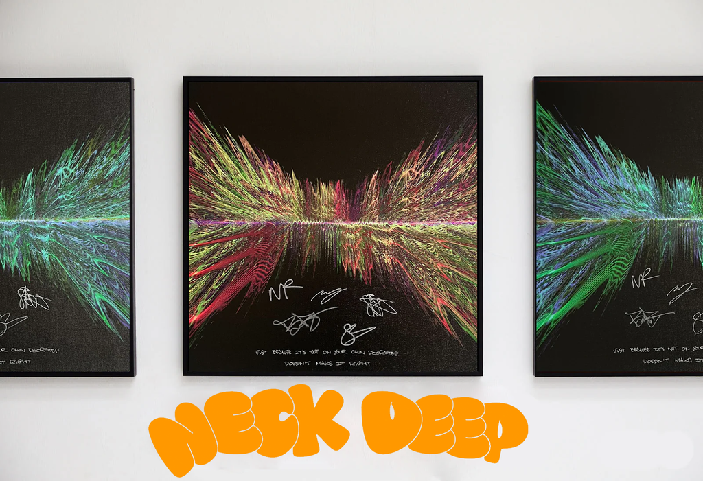 Neck Deep Artwork | Signed Neck Deep Prints & Artwork for Sale