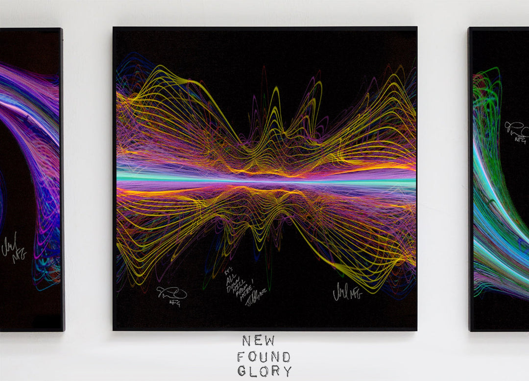 Soundwaves Art Foundation | Sound Wave Art | Signed Music Art