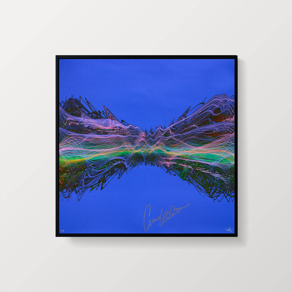 WILSON'S CERTIFIED アートプリント Darlene Wilson Signed Framed w/COA Ltd Edition 108/300 Black