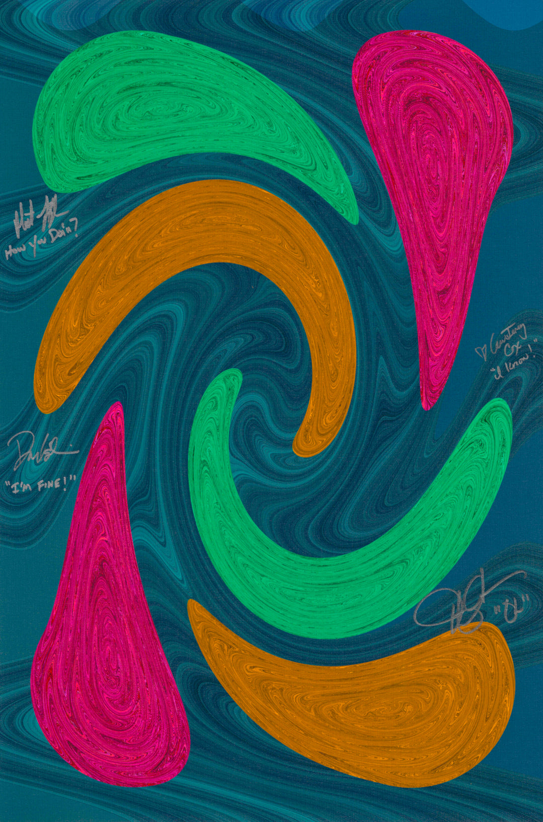 Friends: Original Artworks | Artwork & Sound Wave Prints