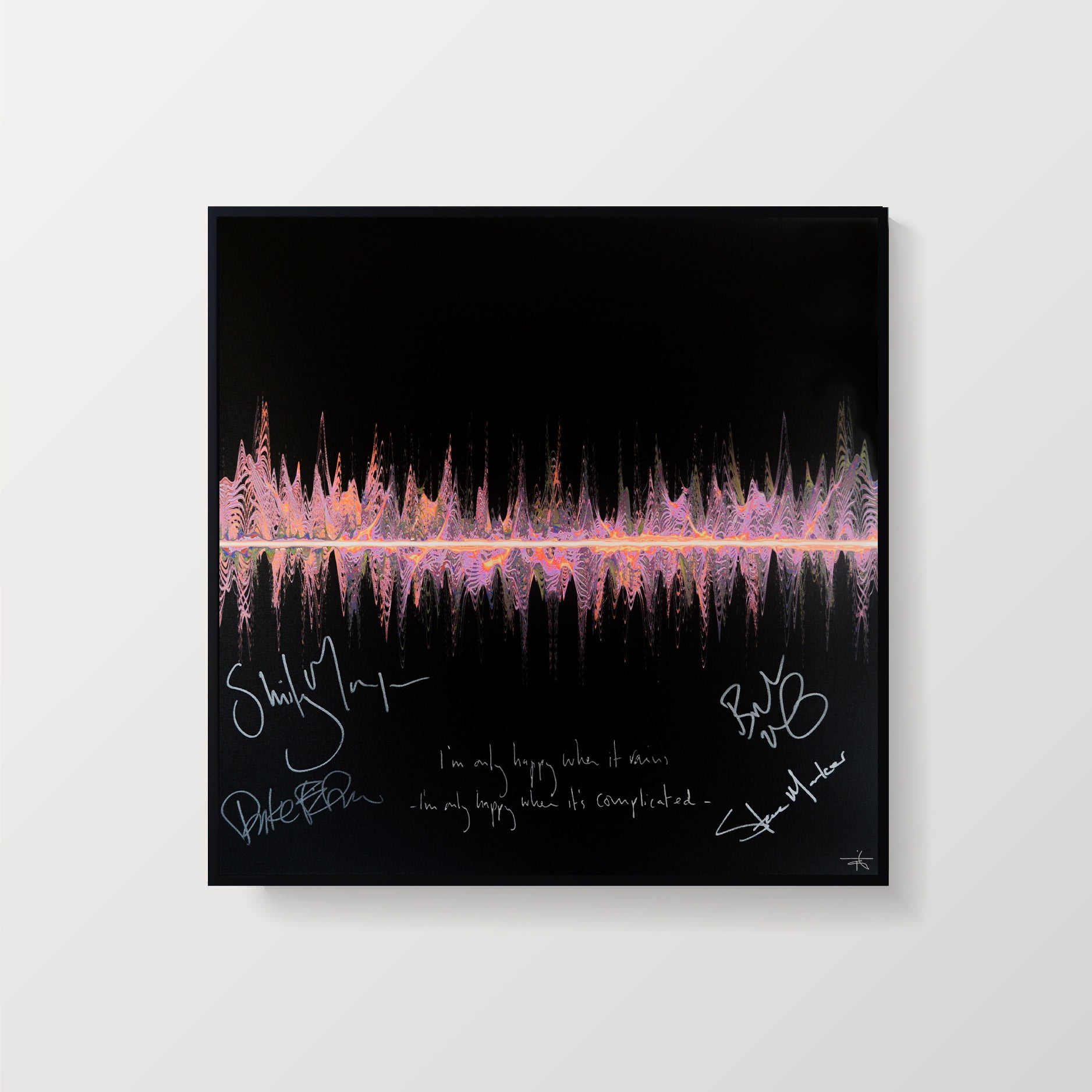 Garbage Only Happy When It Rains Signed Prints Soundwaves Art Garbage only happy when it rains signed prints soundwaves art
