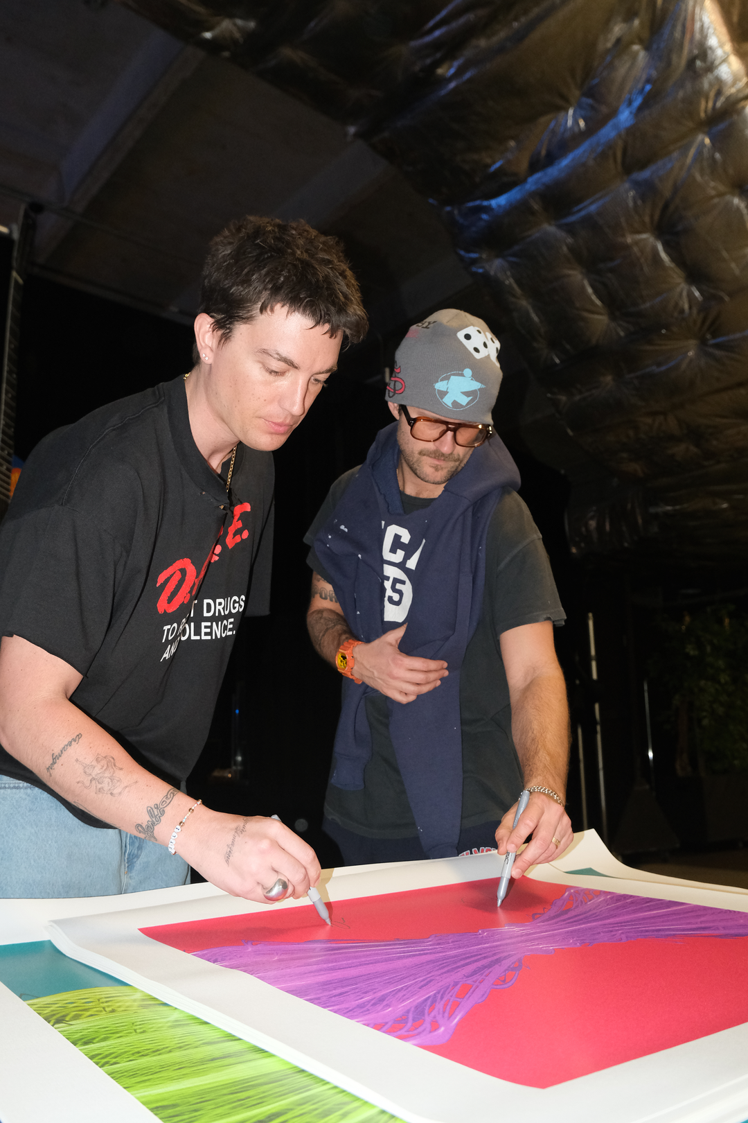 アート・デザイン・音楽 PurpleNumber10 Jimi Hendrix experience poster psychedelic purple haze swirl 2008