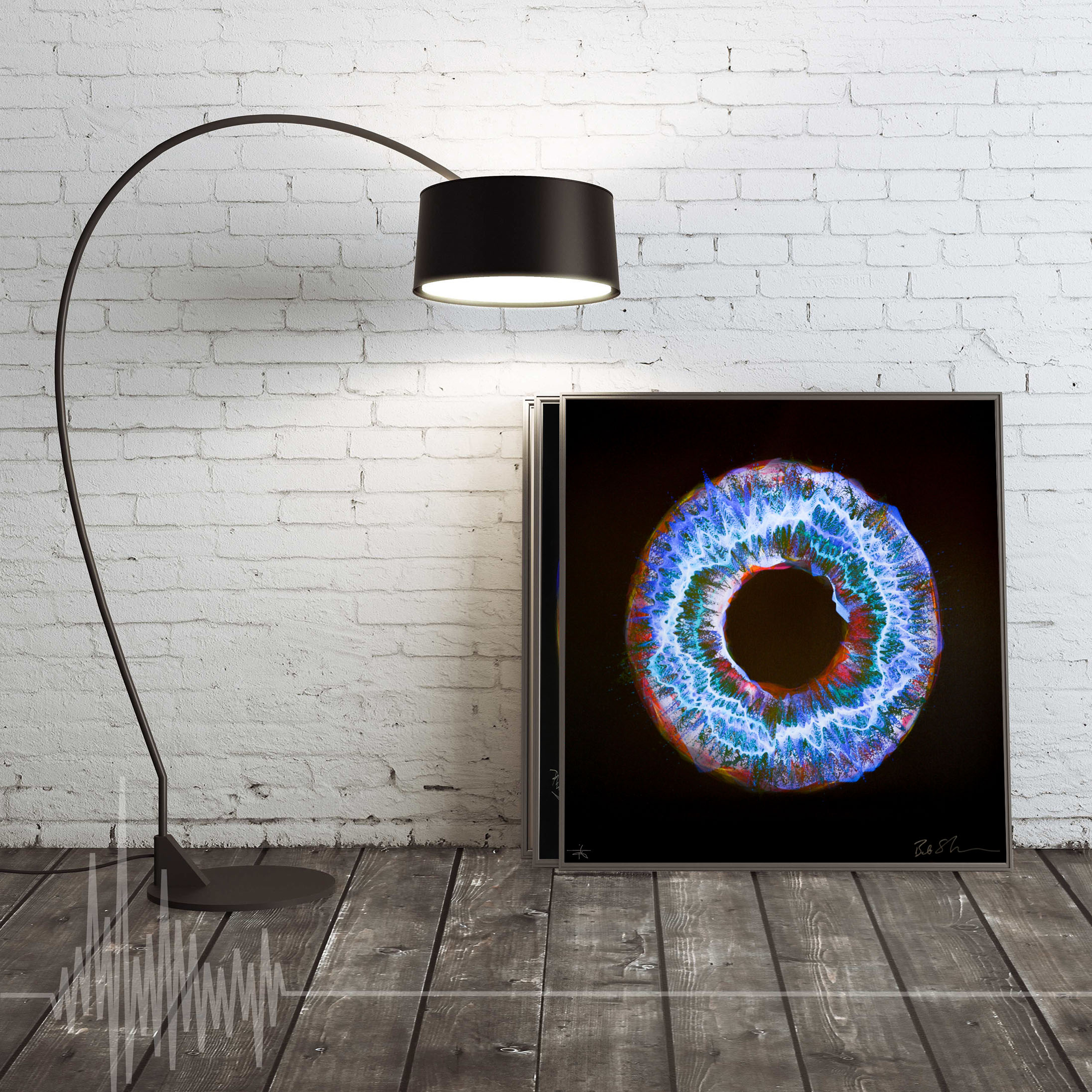 BobScheider-40DogsOGBlueframed