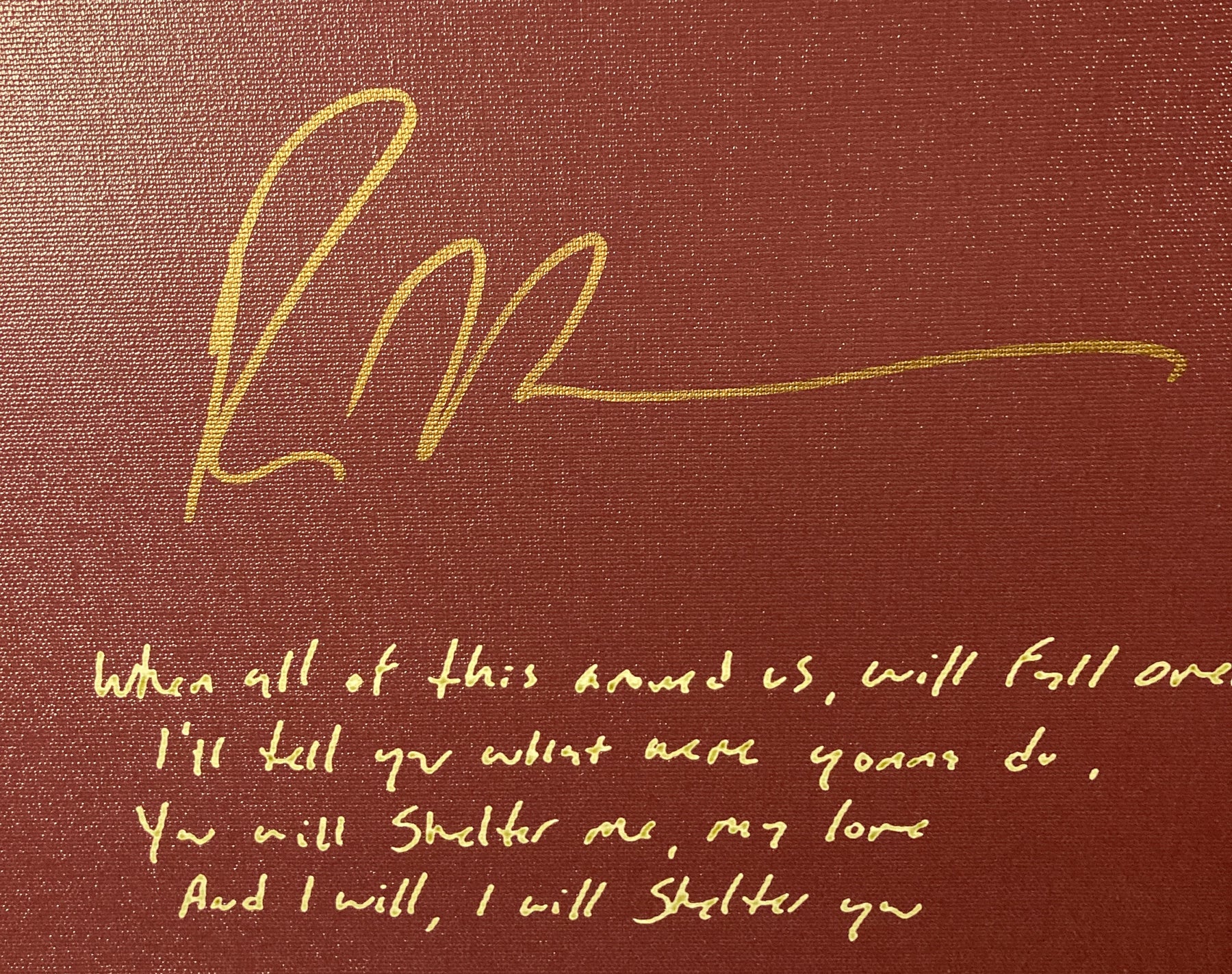 Ray LaMontagne: "Shelter" (Signed Prints) – Soundwaves Art Foundation