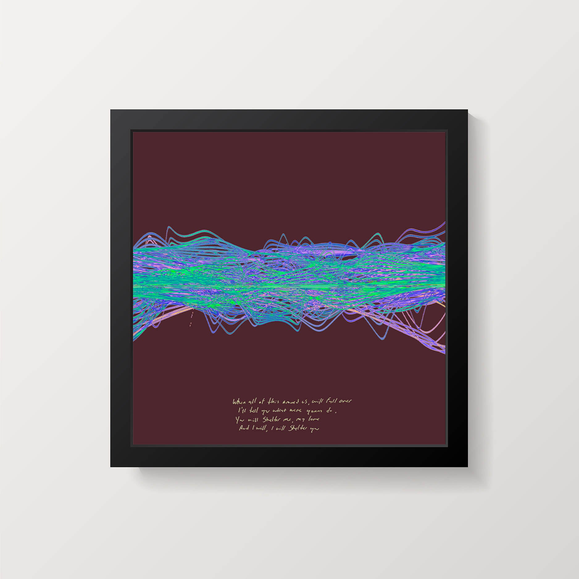 Ray LaMontagne "Shelter" (Unsigned Prints) Soundwaves Art Foundation